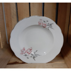 ASSIETTE A SOUPE VINTAGE RÉTRO CHIC HENRIETTE GAMME FLEURIE