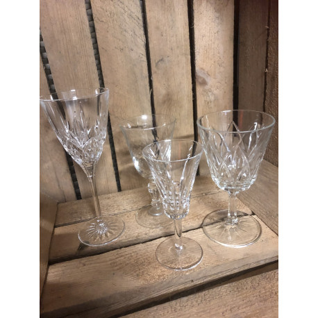 VERRE A PIED  VINTAGE RÉTRO CHIC HENRIETTE