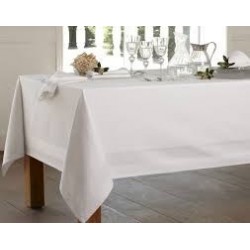 NAPPE RECTANGLE BLANCHE 160 x 320