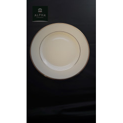 ASSIETTE PLATE DIAM 21 CM - FILET D'OR