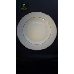 ASSIETTE PLATE DIAM 26 CM - FILET D'OR