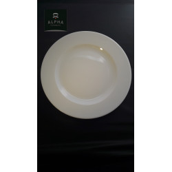 ASSIETTE ROMA BLANCHE 26 CM