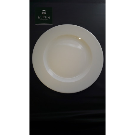 ASSIETTE ROMA BLANCHE 26 CM