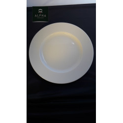 ASSIETTE DE PRESENTATION ROMA BLANCHE 29 CM