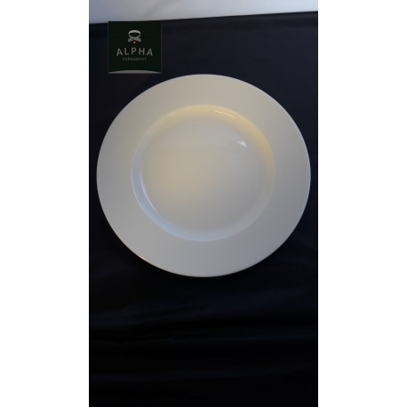 ASSIETTE DE PRESENTATION ROMA BLANCHE 29 CM